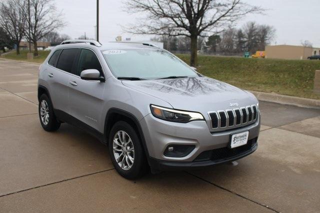 used 2021 Jeep Cherokee car, priced at $24,885