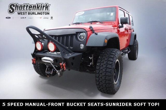used 2015 Jeep Wrangler Unlimited car, priced at $19,885