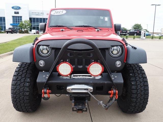 used 2015 Jeep Wrangler Unlimited car, priced at $19,885
