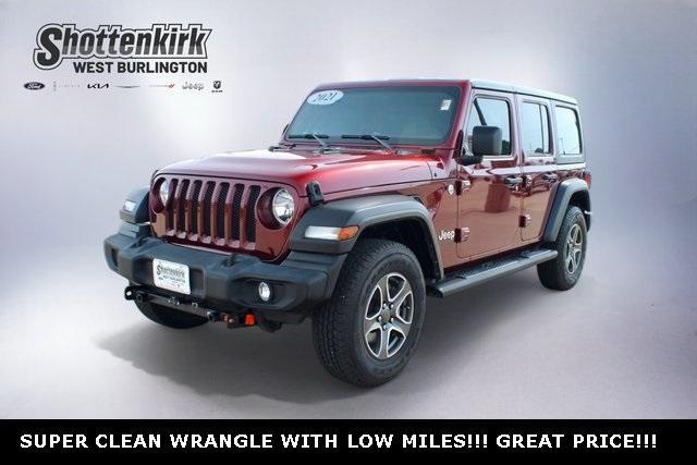 used 2021 Jeep Wrangler Unlimited car, priced at $32,899