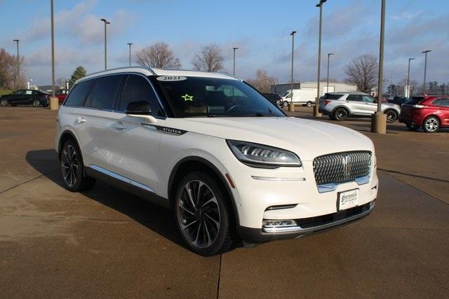 used 2021 Lincoln Aviator car, priced at $47,850