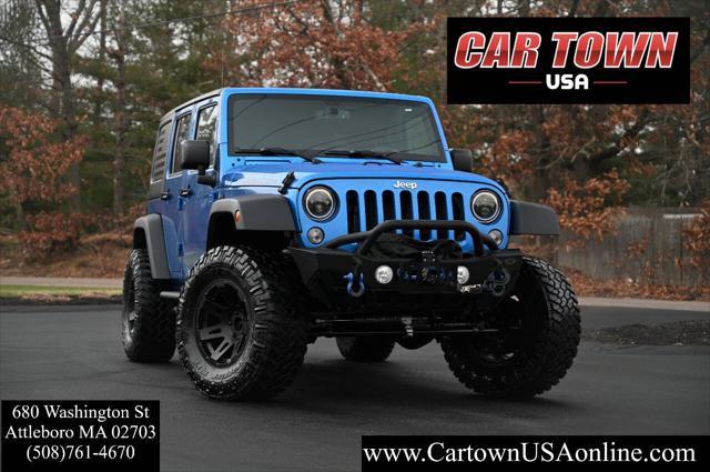 used 2015 Jeep Wrangler Unlimited car, priced at $22,995