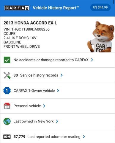 used 2013 Honda Accord car, priced at $15,995