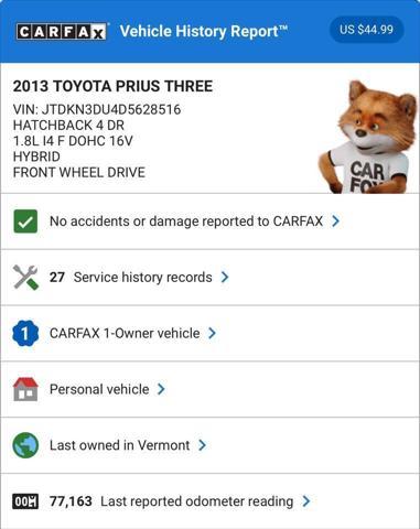 used 2013 Toyota Prius car, priced at $13,695