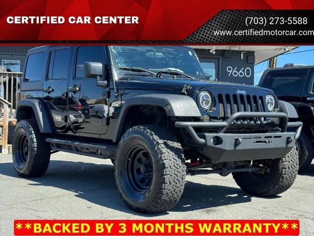 used 2012 Jeep Wrangler Unlimited car, priced at $18,965