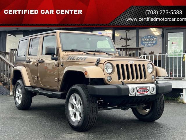 used 2015 Jeep Wrangler Unlimited car, priced at $12,965