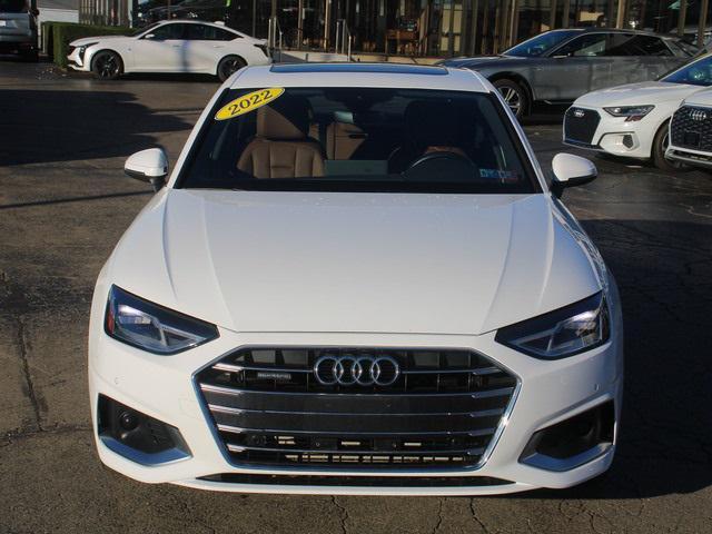 used 2022 Audi A4 car, priced at $27,950