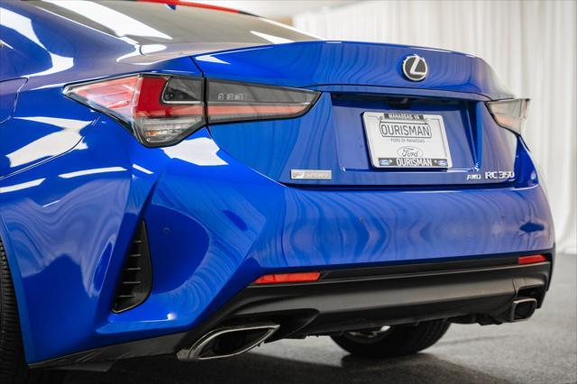 used 2019 Lexus RC 350 car, priced at $36,500