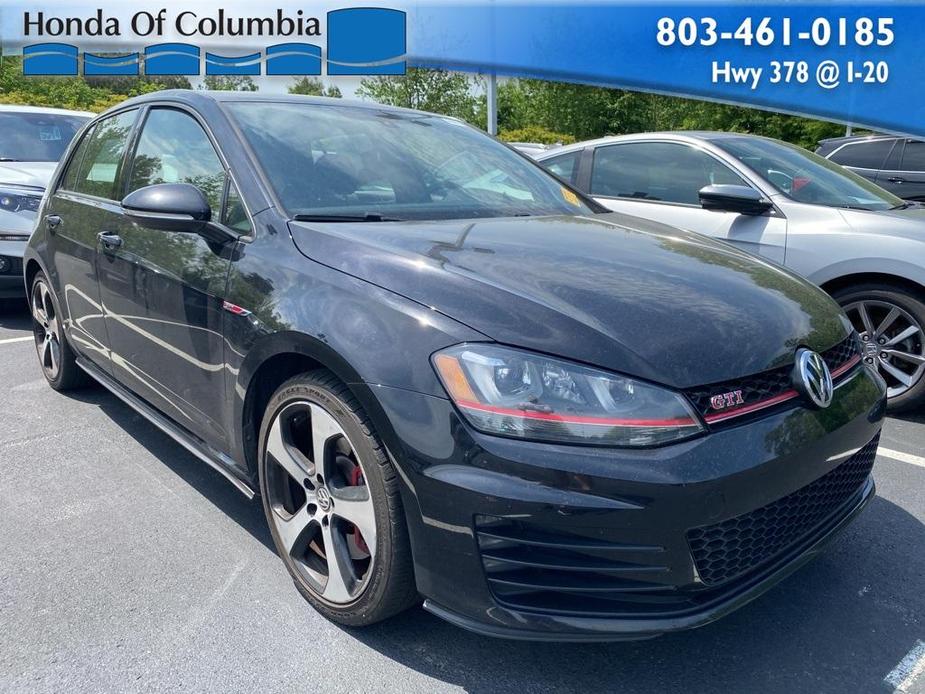 used 2017 Volkswagen Golf GTI car, priced at $15,389