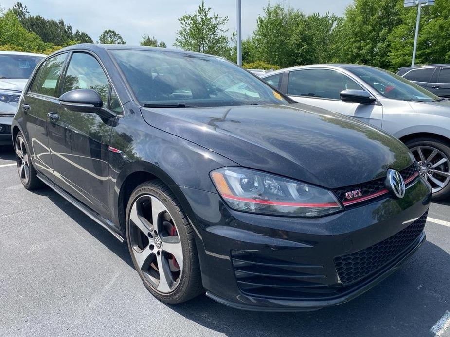 used 2017 Volkswagen Golf GTI car, priced at $15,889