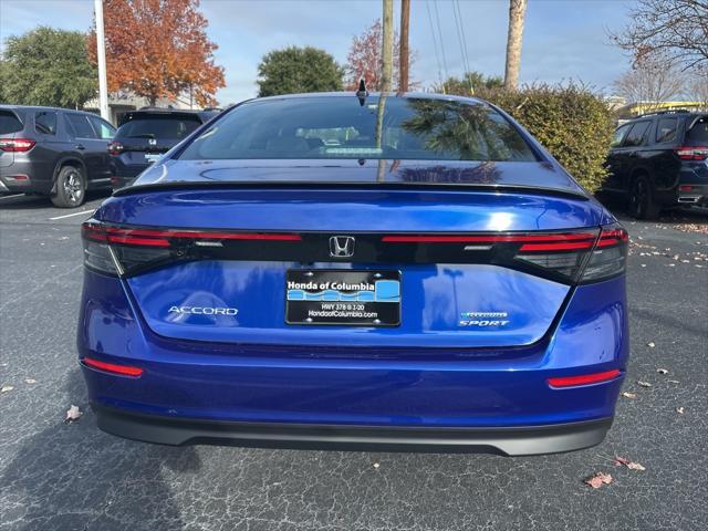 new 2025 Honda Accord Hybrid car, priced at $34,215