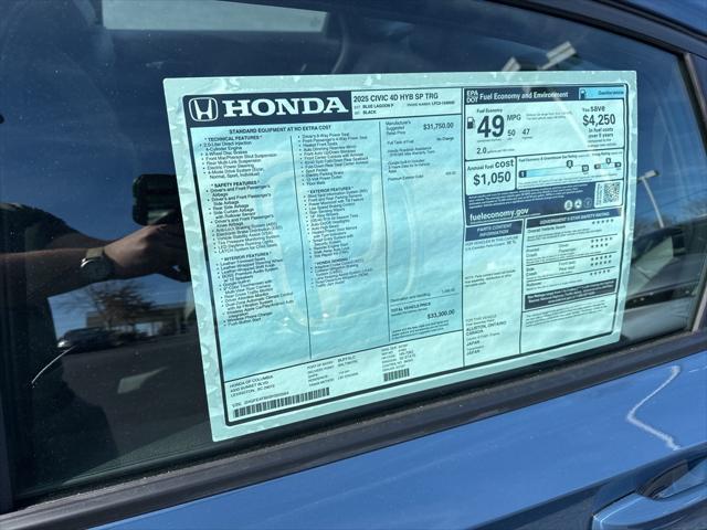 new 2025 Honda Civic Hybrid car, priced at $31,925