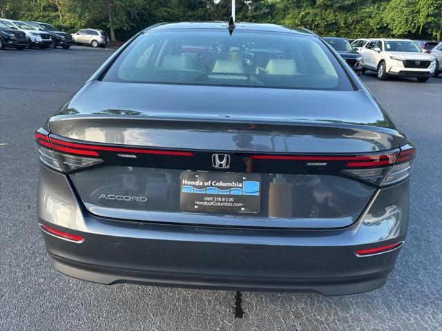 new 2025 Honda Accord car, priced at $30,390