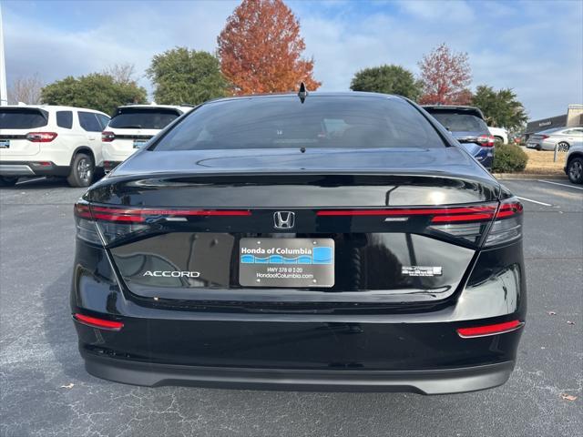 new 2025 Honda Accord car, priced at $30,834