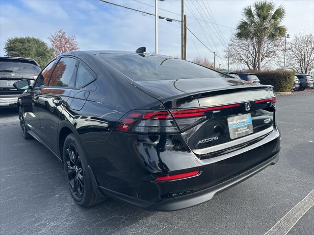 new 2025 Honda Accord car, priced at $30,834