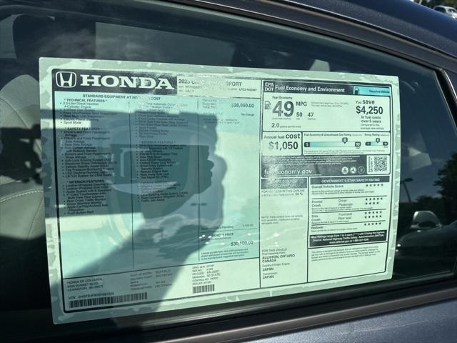 new 2025 Honda Civic Hybrid car, priced at $28,855
