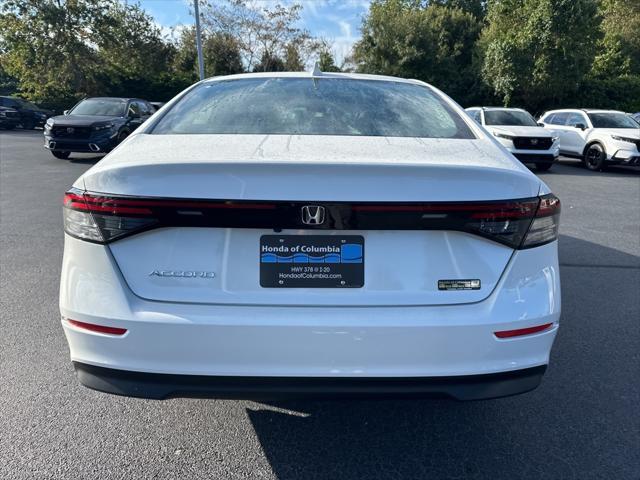 new 2024 Honda Accord car, priced at $30,147