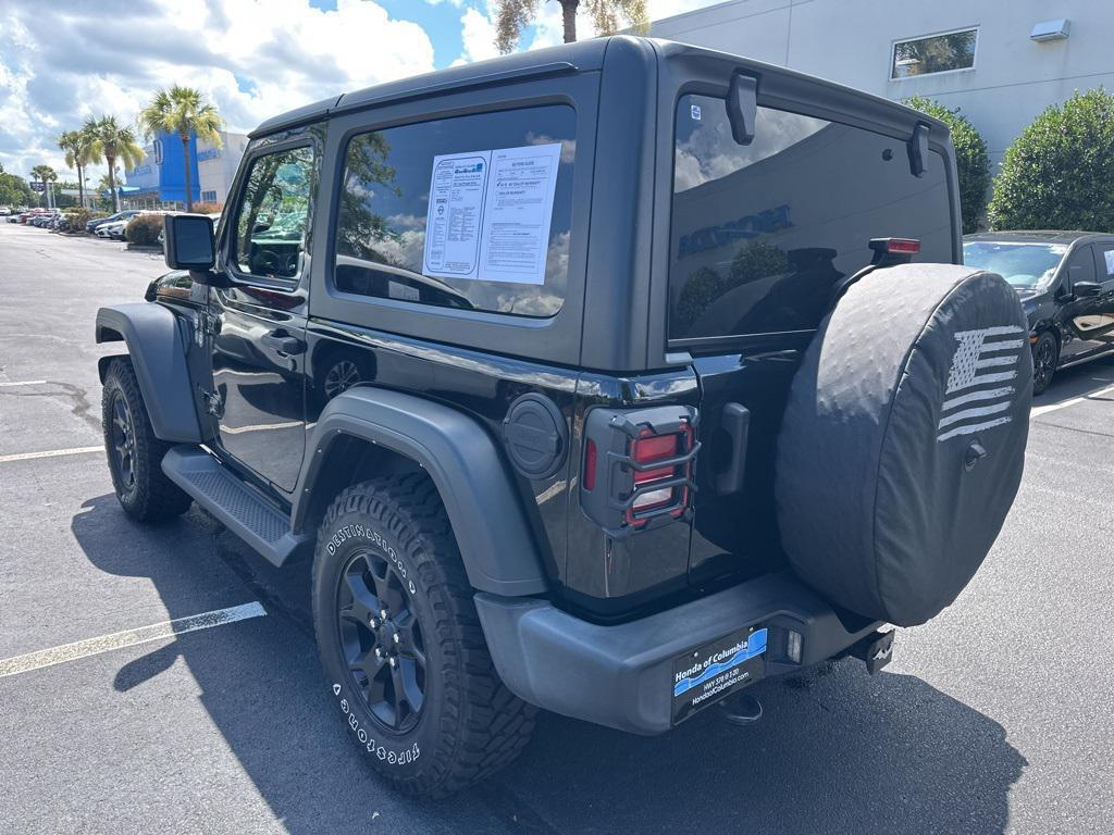 used 2021 Jeep Wrangler car, priced at $28,389