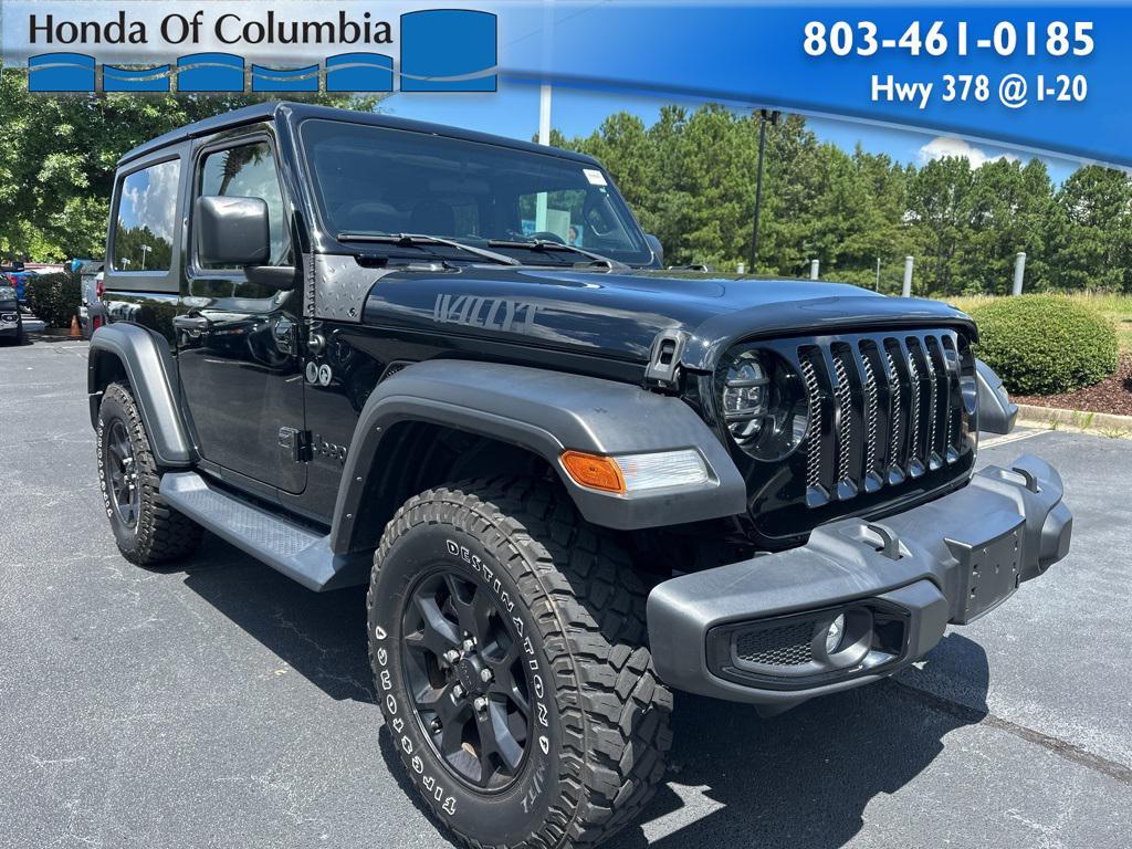 used 2021 Jeep Wrangler car, priced at $28,389