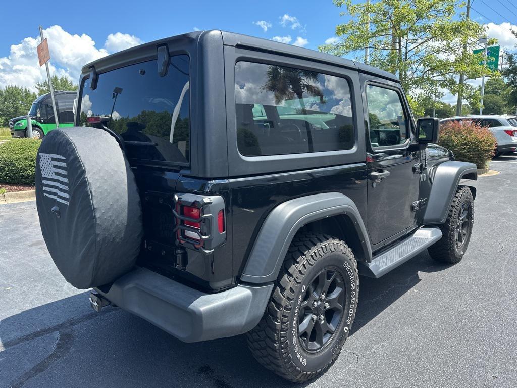 used 2021 Jeep Wrangler car, priced at $28,389