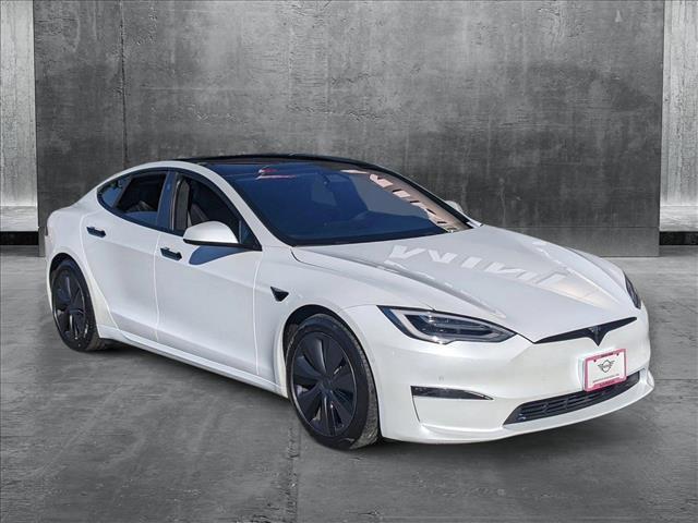 used 2022 Tesla Model S car, priced at $46,955