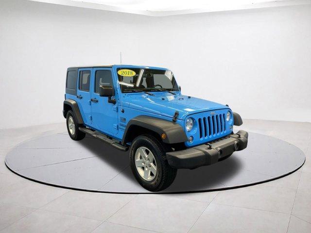 used 2018 Jeep Wrangler JK Unlimited car, priced at $20,799