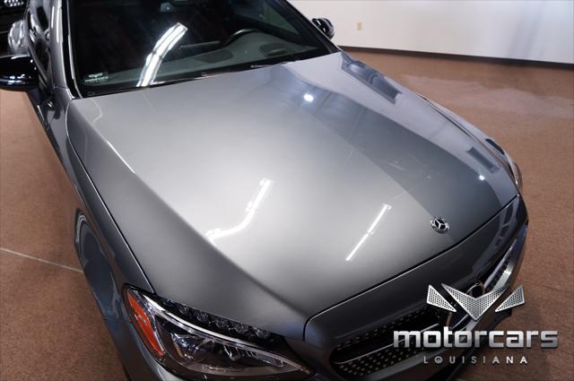 used 2018 Mercedes-Benz C-Class car, priced at $27,900