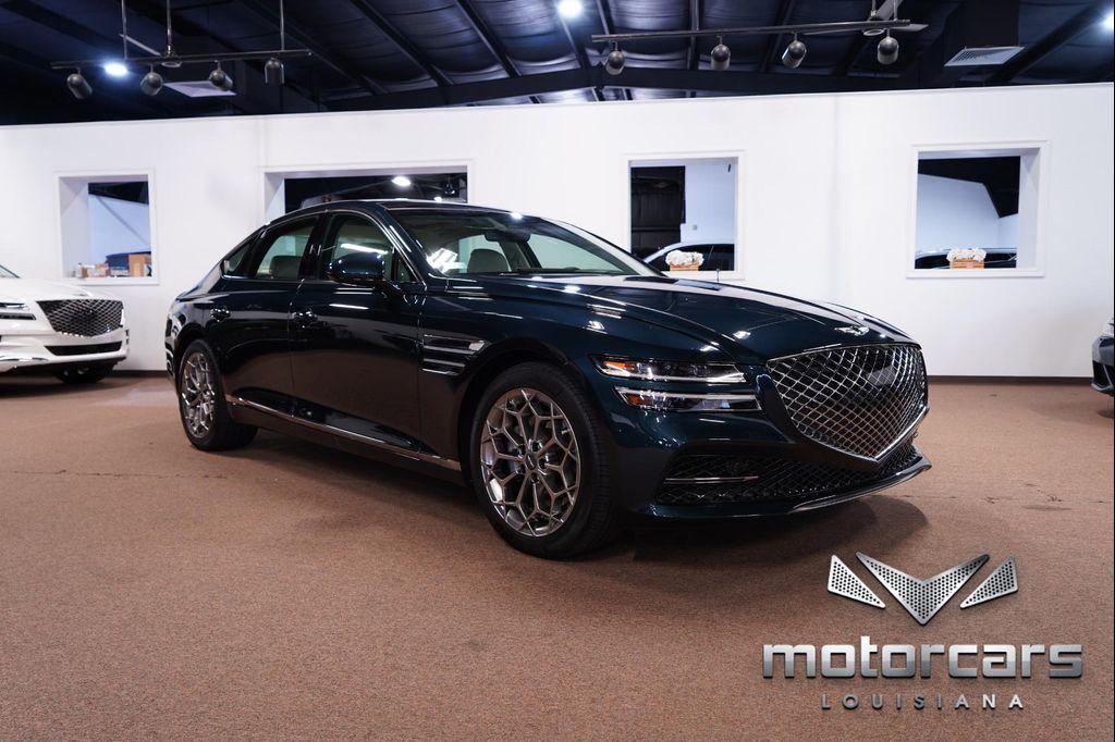 used 2021 Genesis G80 car, priced at $34,900