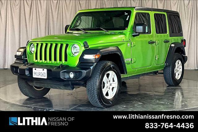 used 2020 Jeep Wrangler Unlimited car, priced at $24,650