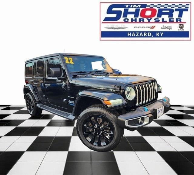 used 2022 Jeep Wrangler Unlimited 4xe car, priced at $29,500