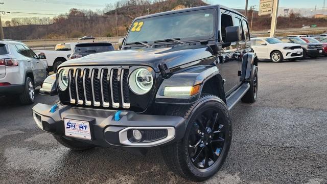 used 2022 Jeep Wrangler Unlimited 4xe car, priced at $29,500