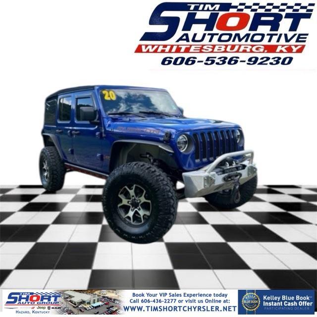 used 2020 Jeep Wrangler Unlimited car, priced at $32,500