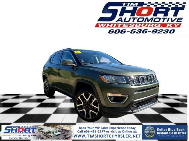 used 2018 Jeep Compass car, priced at $15,500