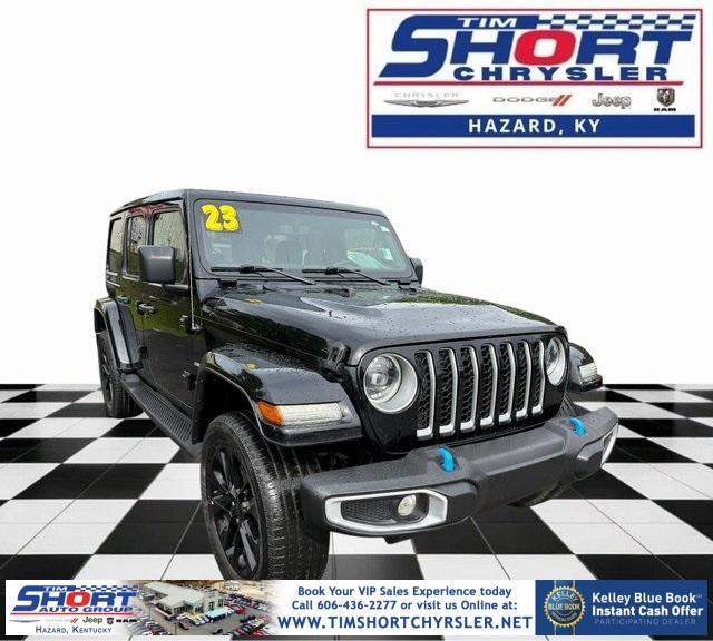 used 2023 Jeep Wrangler 4xe car, priced at $32,500