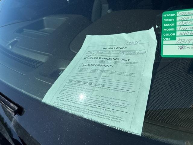 used 2021 GMC Sierra 1500 car, priced at $35,842