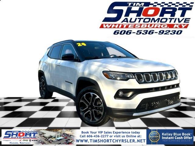 used 2024 Jeep Compass car, priced at $25,500