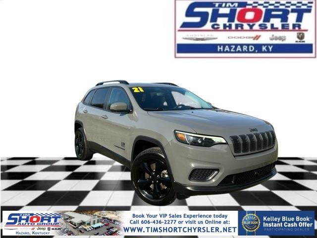 used 2021 Jeep Cherokee car, priced at $17,294