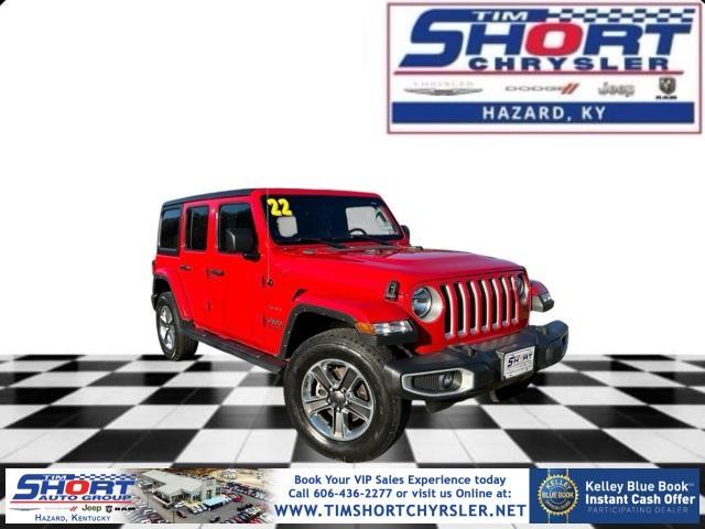 used 2022 Jeep Wrangler Unlimited car, priced at $31,996