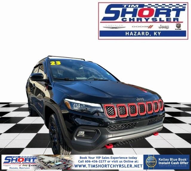 used 2023 Jeep Compass car, priced at $24,500