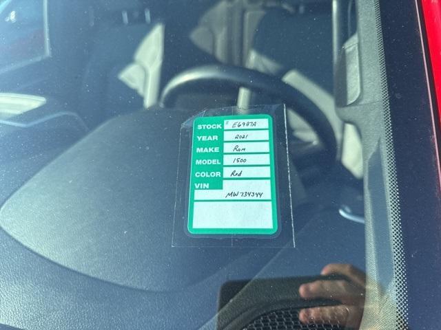used 2021 Ram 1500 car, priced at $32,996