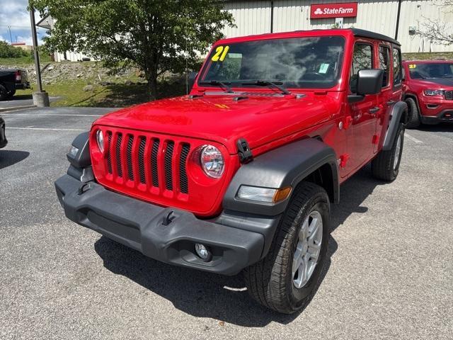 used 2021 Jeep Wrangler Unlimited car, priced at $23,996