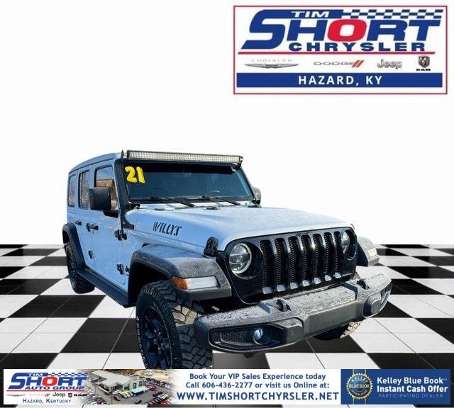 used 2021 Jeep Wrangler Unlimited car, priced at $19,996