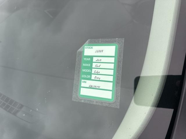 used 2019 Ford Edge car, priced at $17,497