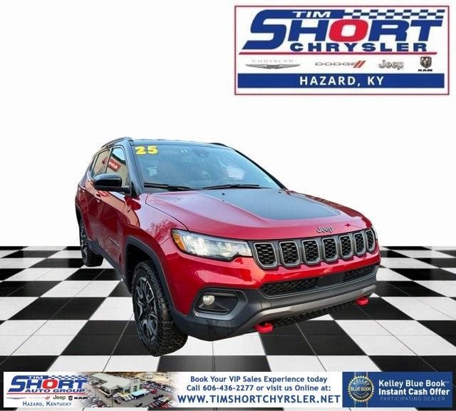used 2025 Jeep Compass car, priced at $24,996