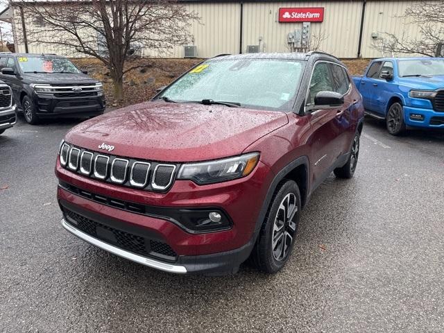 used 2022 Jeep Compass car, priced at $21,500