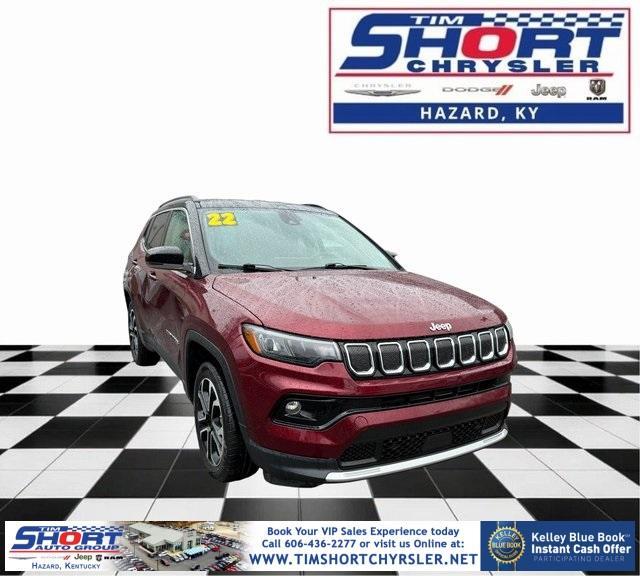 used 2022 Jeep Compass car, priced at $21,500