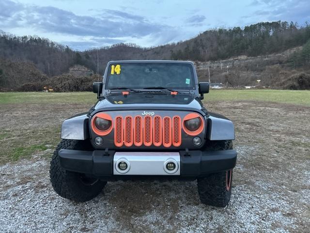 used 2014 Jeep Wrangler Unlimited car, priced at $15,500