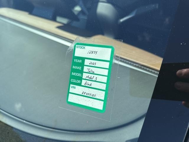 used 2023 Tesla Model 3 car, priced at $27,500
