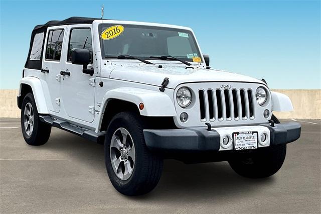 used 2016 Jeep Wrangler Unlimited car, priced at $21,995