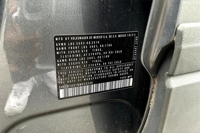 used 2022 Volkswagen Tiguan car, priced at $20,995
